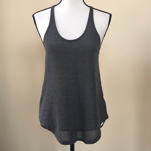 Urban Outfitters Project Social T Gray Racerback Knit Tank - Picture 4 of 12